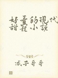 好看的现代言情甜宠小说