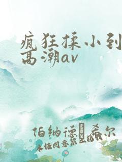 疯狂揉小到失禁高潮av