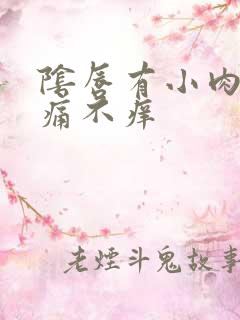 阴唇有小肉粒不痛不痒
