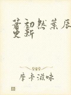 萧初然叶辰最新更新