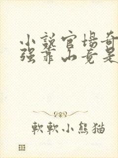 小说官场奇才最强靠山竟是我自己李澜在线