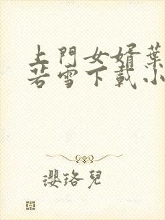 上门女婿叶凡唐若雪下载小说