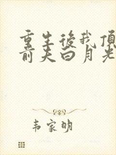 重生后我顶替了前夫白月光小说结局