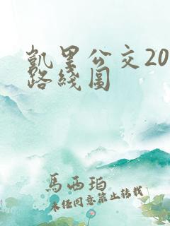 凯里公交20路路线图