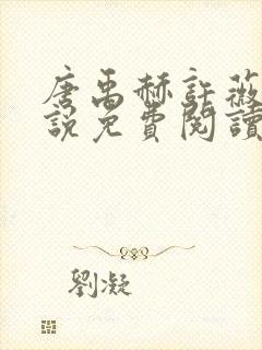 唐禹赫许薇澜小说免费阅读无弹窗
