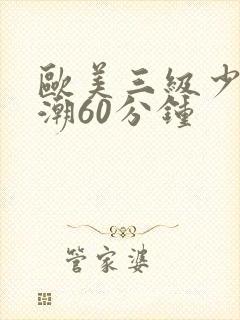 欧美三级少妇高潮60分钟
