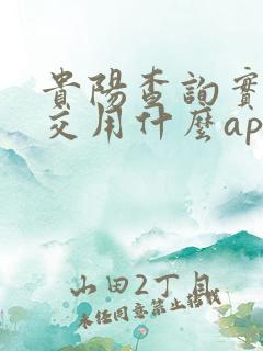 贵阳查询实时公交用什么app