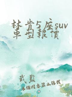 林肯5座suv车型报价