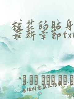 校花的贴身高手最新章节txt