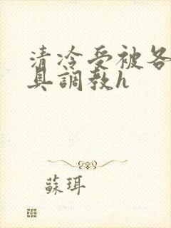 清冷受被各种道具调教h