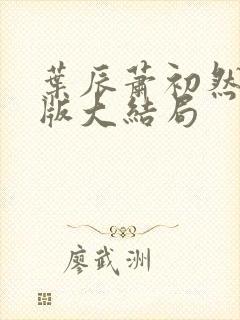 叶辰萧初然完整版大结局 叶辰萧初然完整版大结局