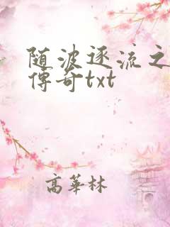 随波逐流之神龙传奇txt