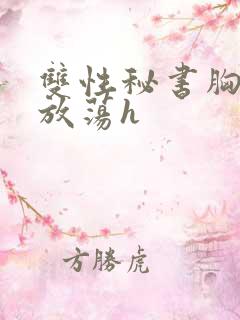 双性秘书胸大又放荡h