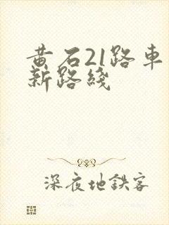 黄石21路车最新路线