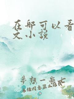 在哪可以看同人文小说