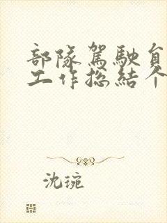 部队驾驶员半年工作总结个人2025