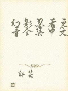 幻影忍者免费观看全集中文版