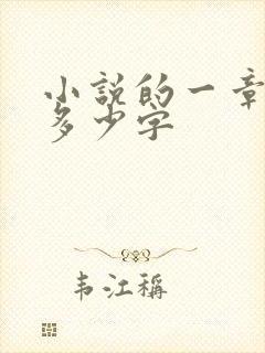 小说的一章大概多少字
