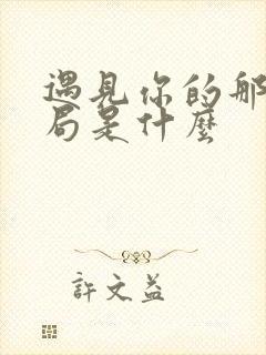 遇见你的那天结局是什么