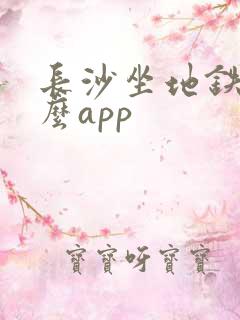 长沙坐地铁用什么app