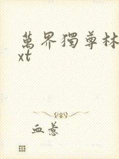 万界独尊林枫txt