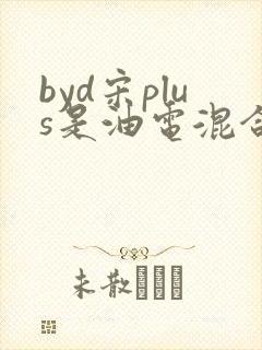 byd宋plus是油电混合的吗