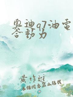 奥迪q7油电混合动力