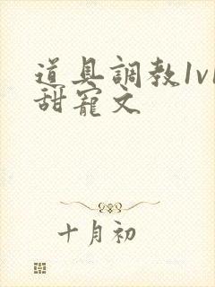 道具调教1v1甜宠文