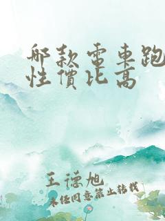 哪款电车跑滴滴性价比高