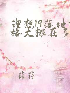 理想l9落地价格大概在多少钱