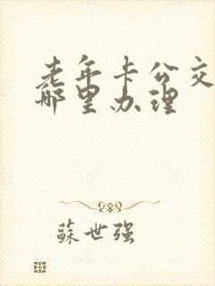 老年卡公交卡在哪里办理