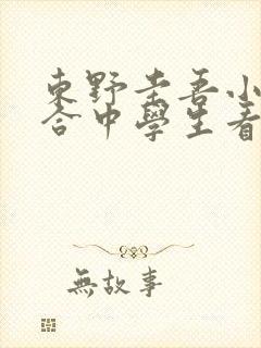 东野圭吾小说适合中学生看吗
