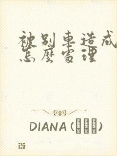 被别车造成事故怎么处理