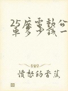 25座电动公交车多少钱一辆