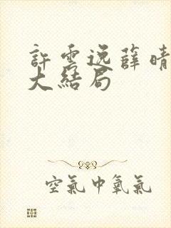 许云逸薛晴共感大结局