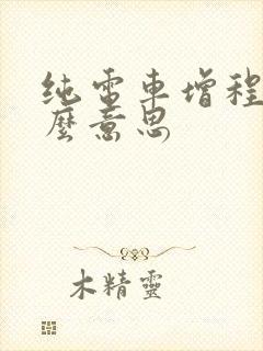 纯电车增程是什么意思