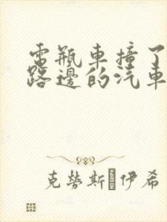 电瓶车撞了停在路边的汽车怎么赔
