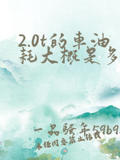 2.0t的车油耗大概是多少
