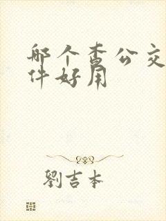 哪个查公交车软件好用