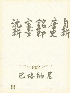沈家铭唐月瑜最新章节更新时间