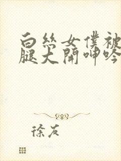 白丝女仆被c双腿大开呻吟