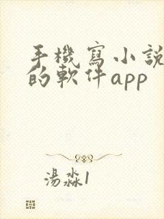 手机写小说赚钱的软件app 手机写小说赚钱的软件app