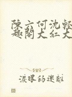 陈六何沈轻舞笔趣阁大红大紫