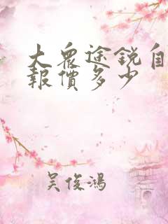 大众途锐自动挡报价多少