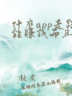 什么app走路能赚钱而且赚的多