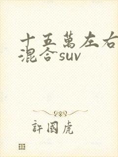 十五万左右油电混合suv