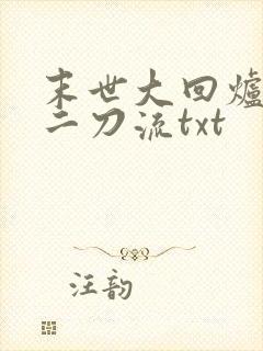 末世大回炉二十二刀流txt
