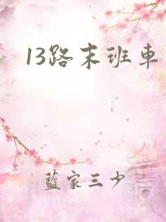 13路末班车》