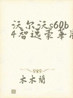 沃尔沃s60b4智逸豪华版
