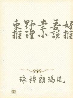 东野圭吾好看的推理小说推荐
